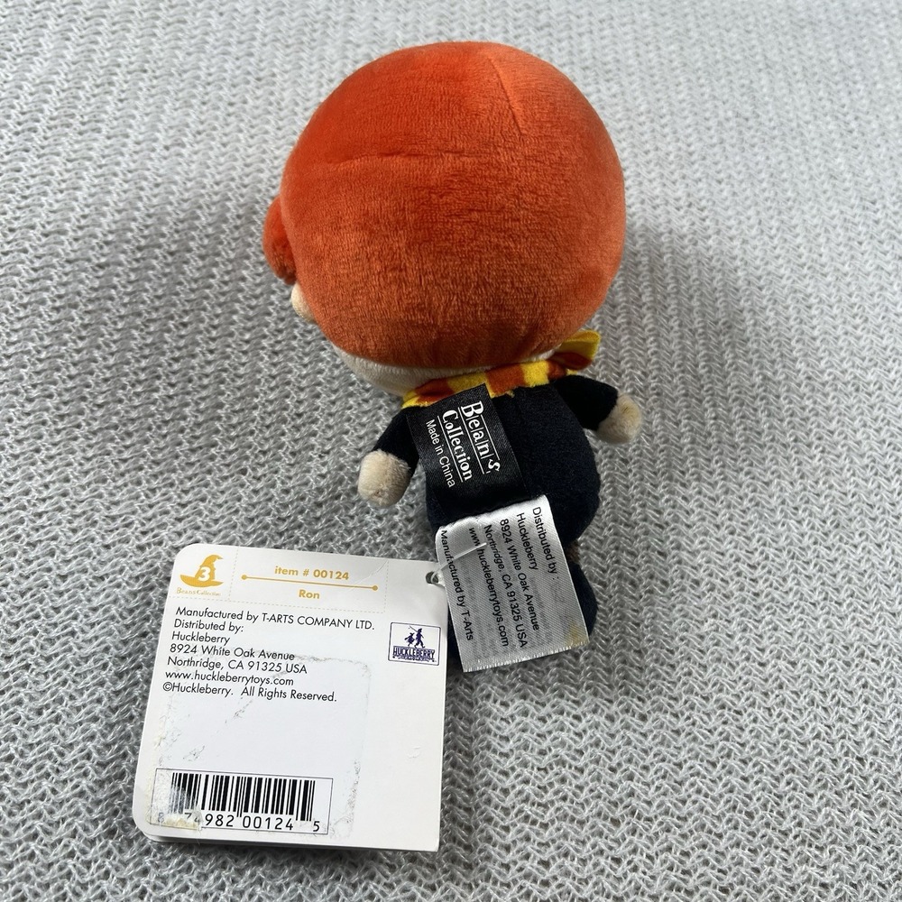 Harry Potter Ron Weasley Plush Beans Collection Wizarding World Chibi Gryffindor - Picture 3 of 6